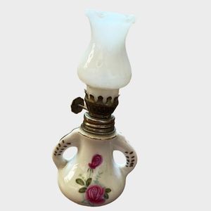 Vintage Miniature Oil Lamp